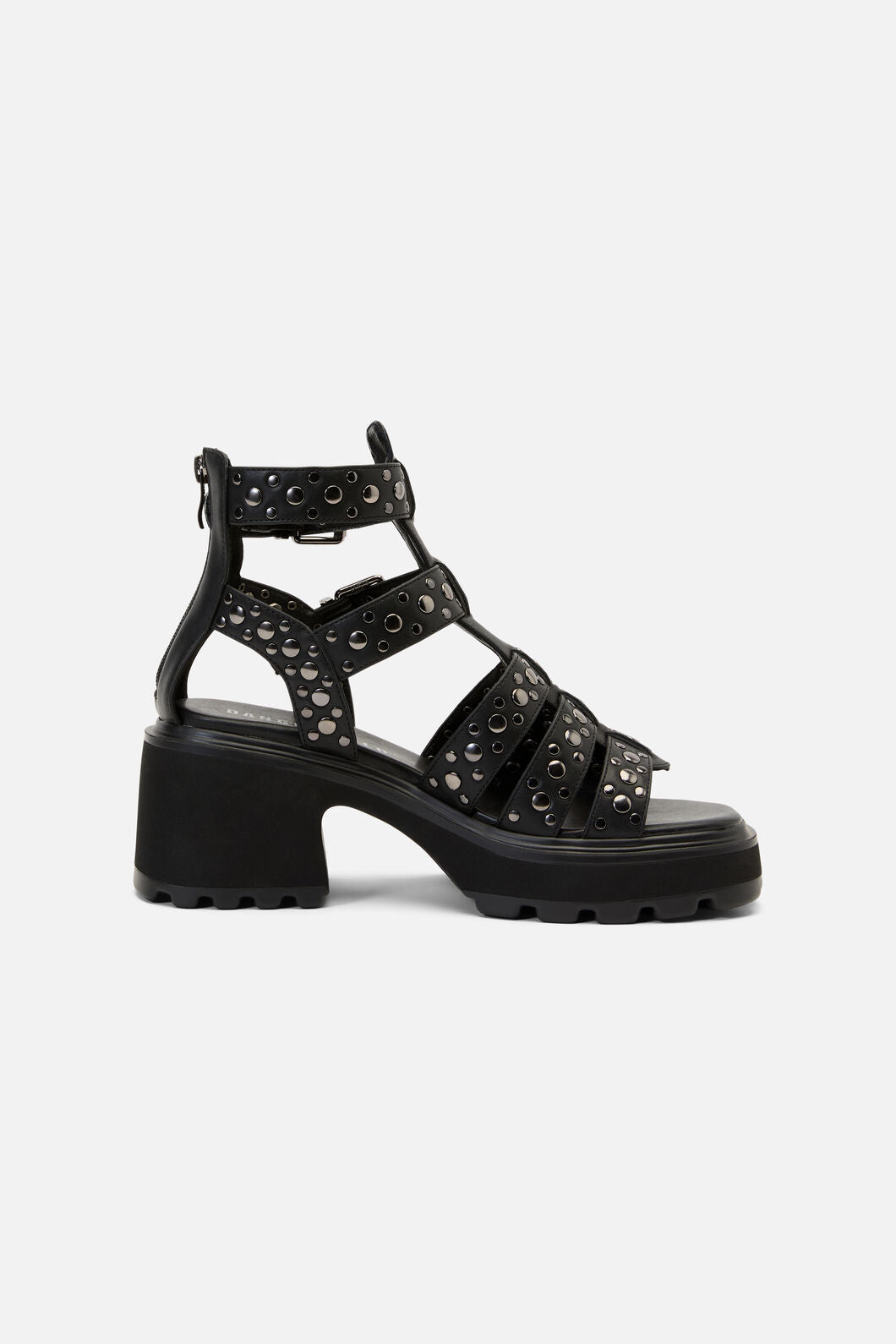 Dangerfield NZ - Studs Strap Platform Sandals - black