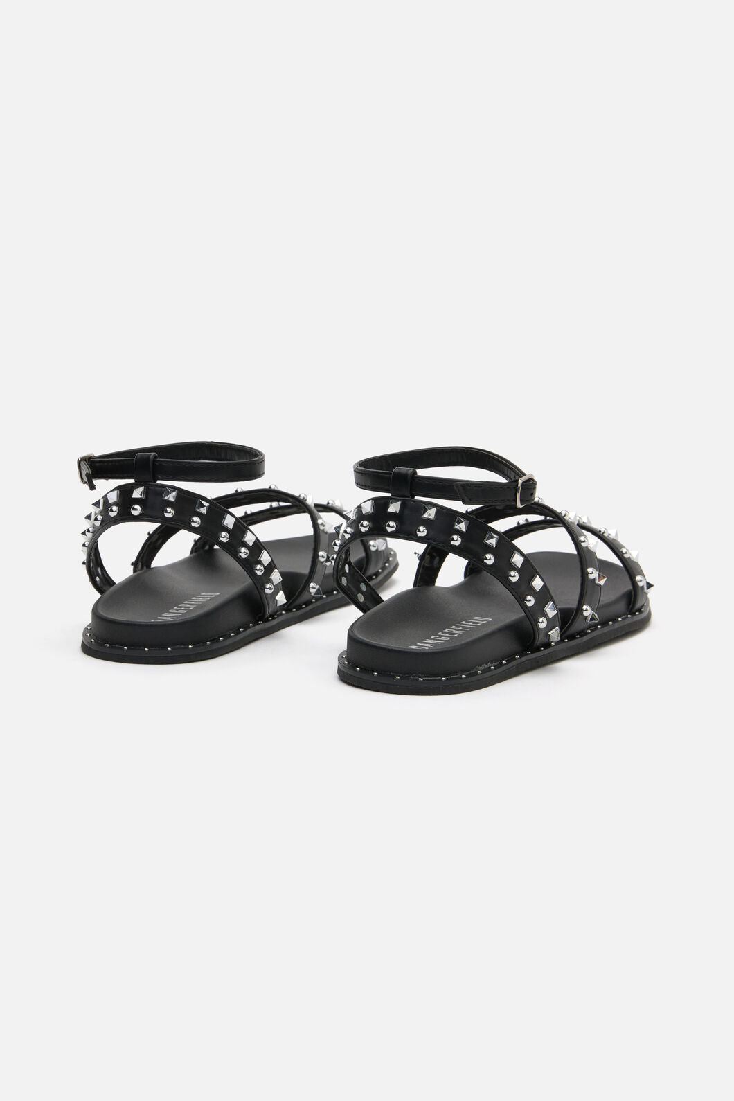 Dangerfield NZ - Stud Ankle Strap Sandal - black