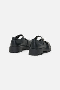 Dangerfield NZ - Loafer Buckle Mary Jane Shoe - black