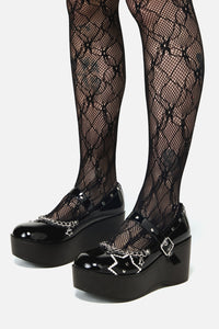 Dangerfield NZ - Sweet Star Mary Janes - black