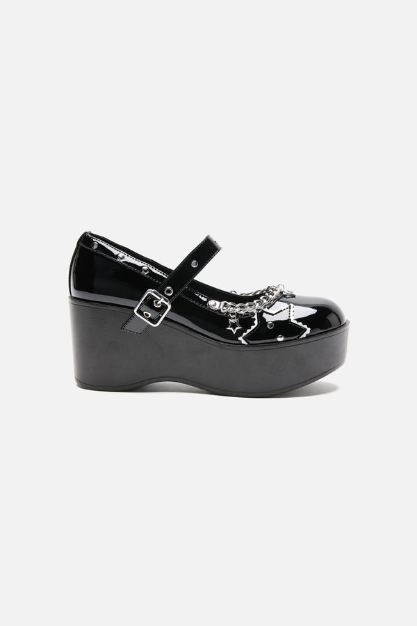 Dangerfield NZ - Sweet Star Mary Janes - black