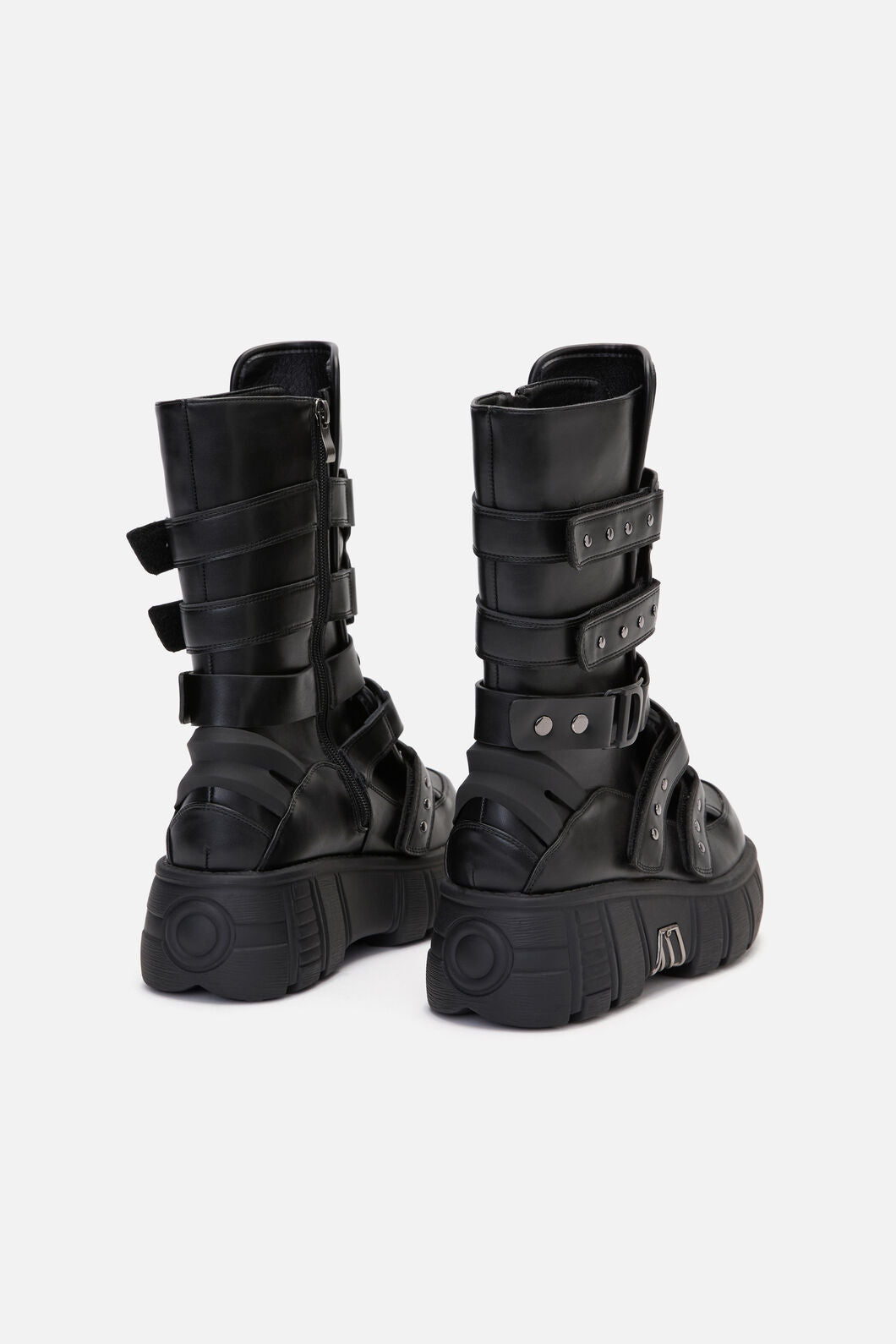 Dangerfield NZ - Strap & Stud Moto Boot - black