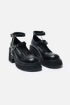Black Friday - Cross Charm Mary Jane - black