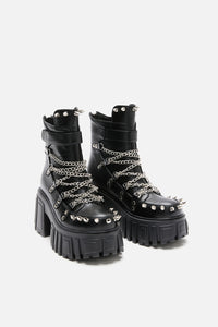 Dangerfield NZ - Chain Stud Boot - black