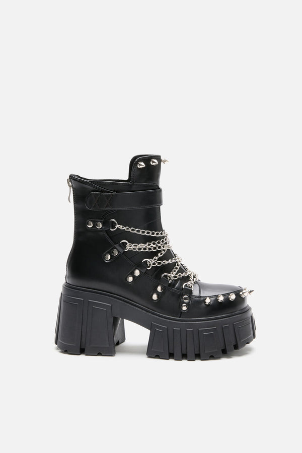 Dangerfield NZ - Chain Stud Boot - black