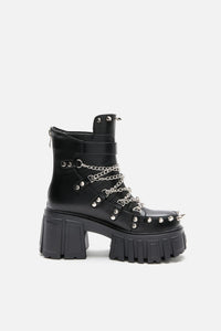 Dangerfield NZ - Chain Stud Boot - black