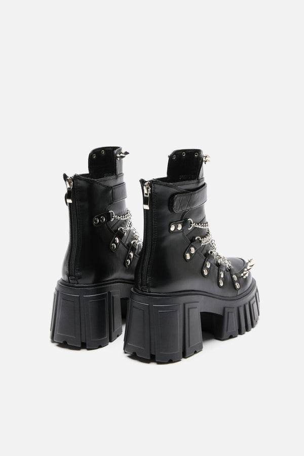 Dangerfield NZ - Chain Stud Boot - black