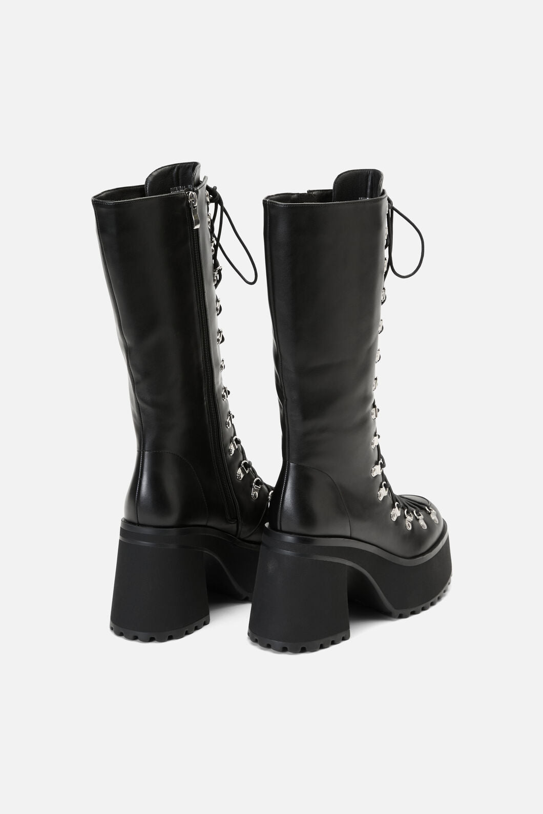 Dangerfield NZ - Corset Laced Long Boot - black
