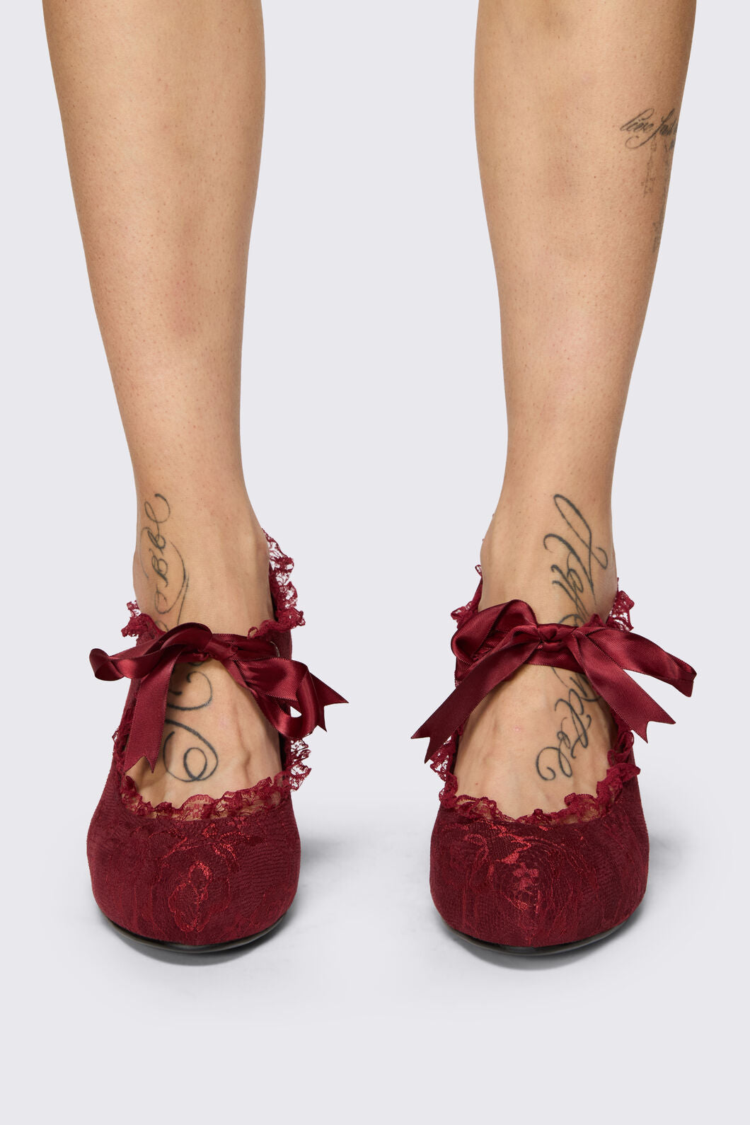 Dangerfield NZ - Plum Lace On Lace Heel - plum