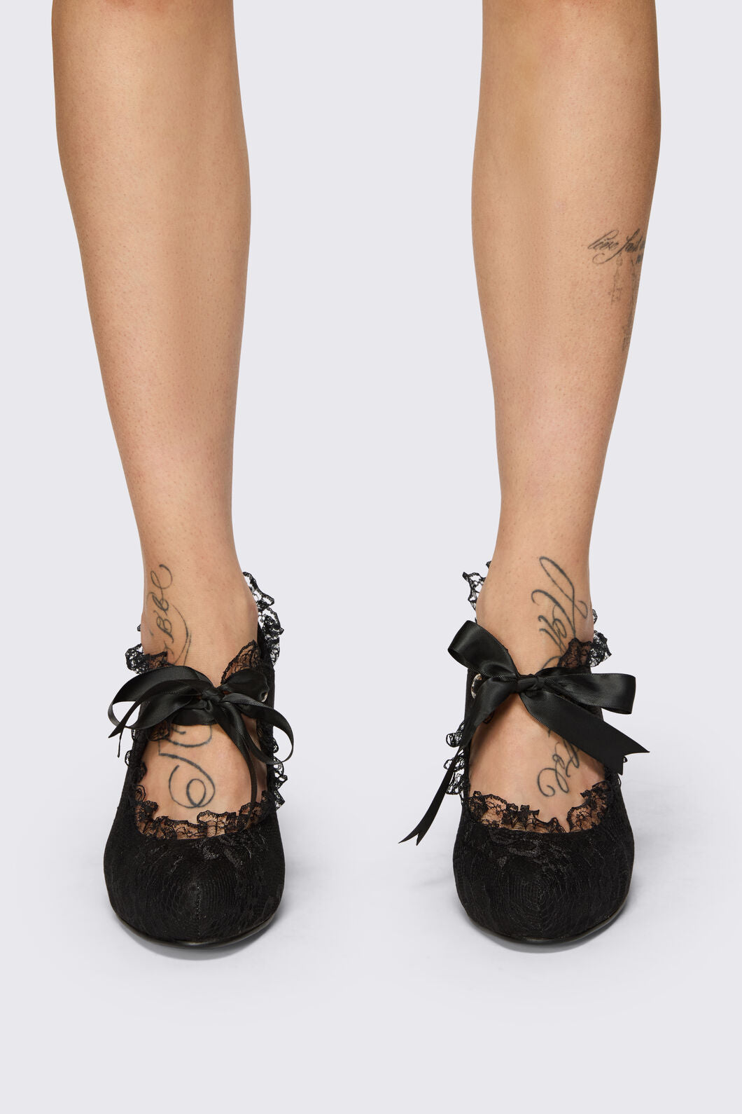 Dangerfield NZ - Black Lace On Lace Heel - black