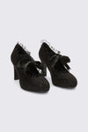 Dangerfield NZ - Black Lace On Lace Heel - black