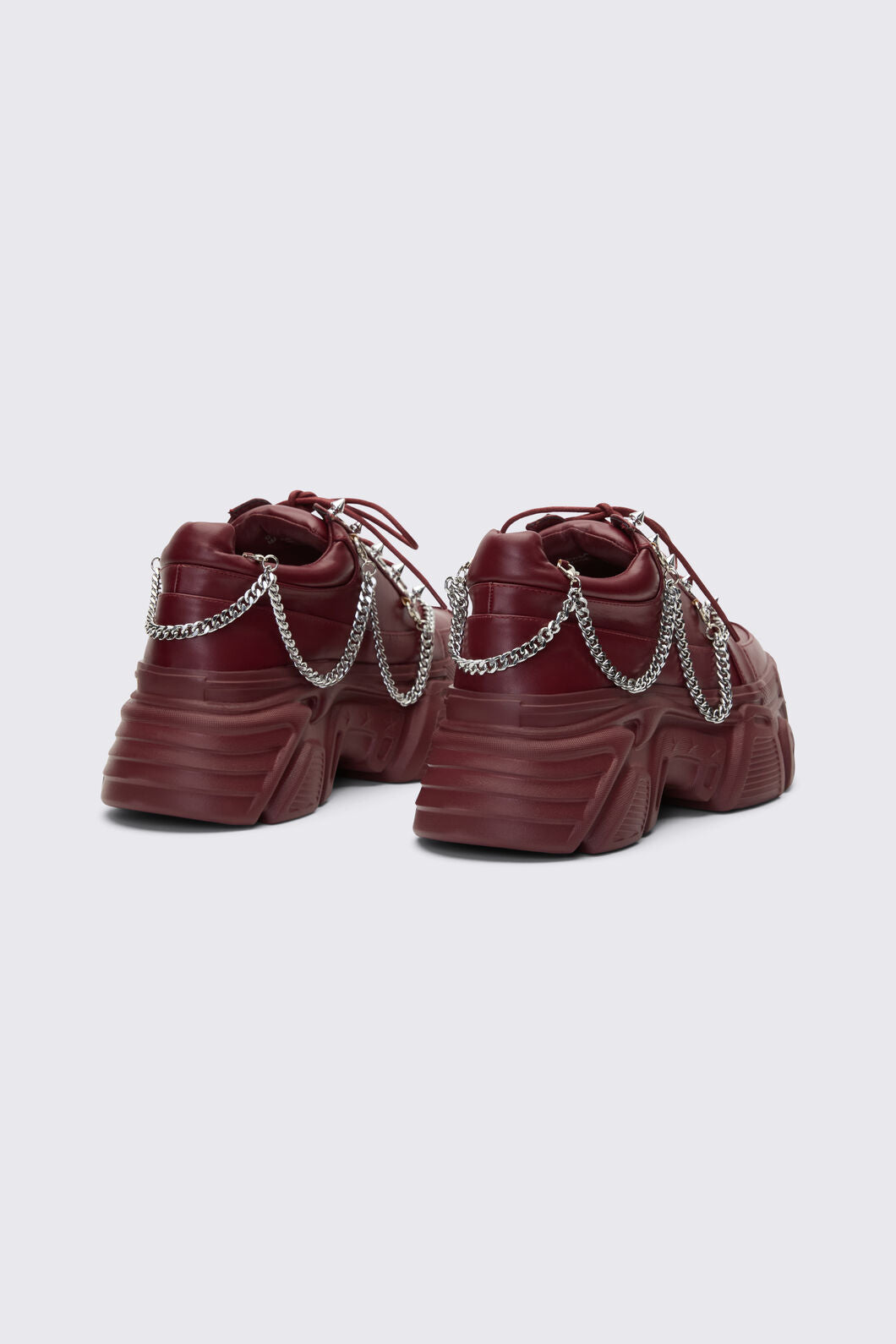 Dangerfield NZ - Plum Chained Sneakers - plum
