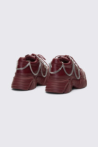 Dangerfield NZ - Plum Chained Sneakers - plum