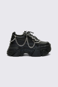 Dangerfield NZ - Black Chained Sneakers - black