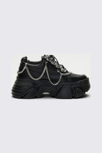Dangerfield NZ - Black Chained Sneakers - black