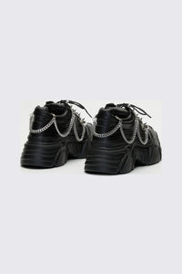 Dangerfield NZ - Black Chained Sneakers - black
