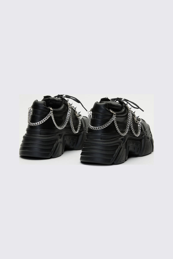 Dangerfield NZ - Black Chained Sneakers - black