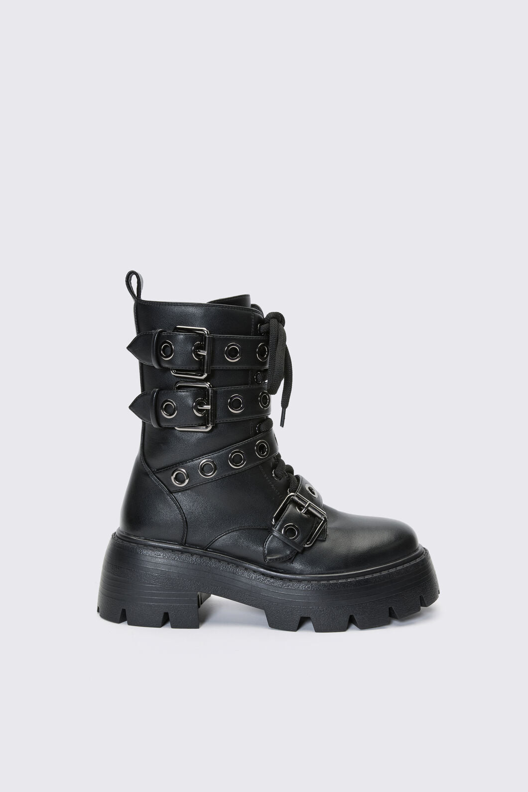 Dangerfield NZ - Eyelet Fat Lace Boot - black