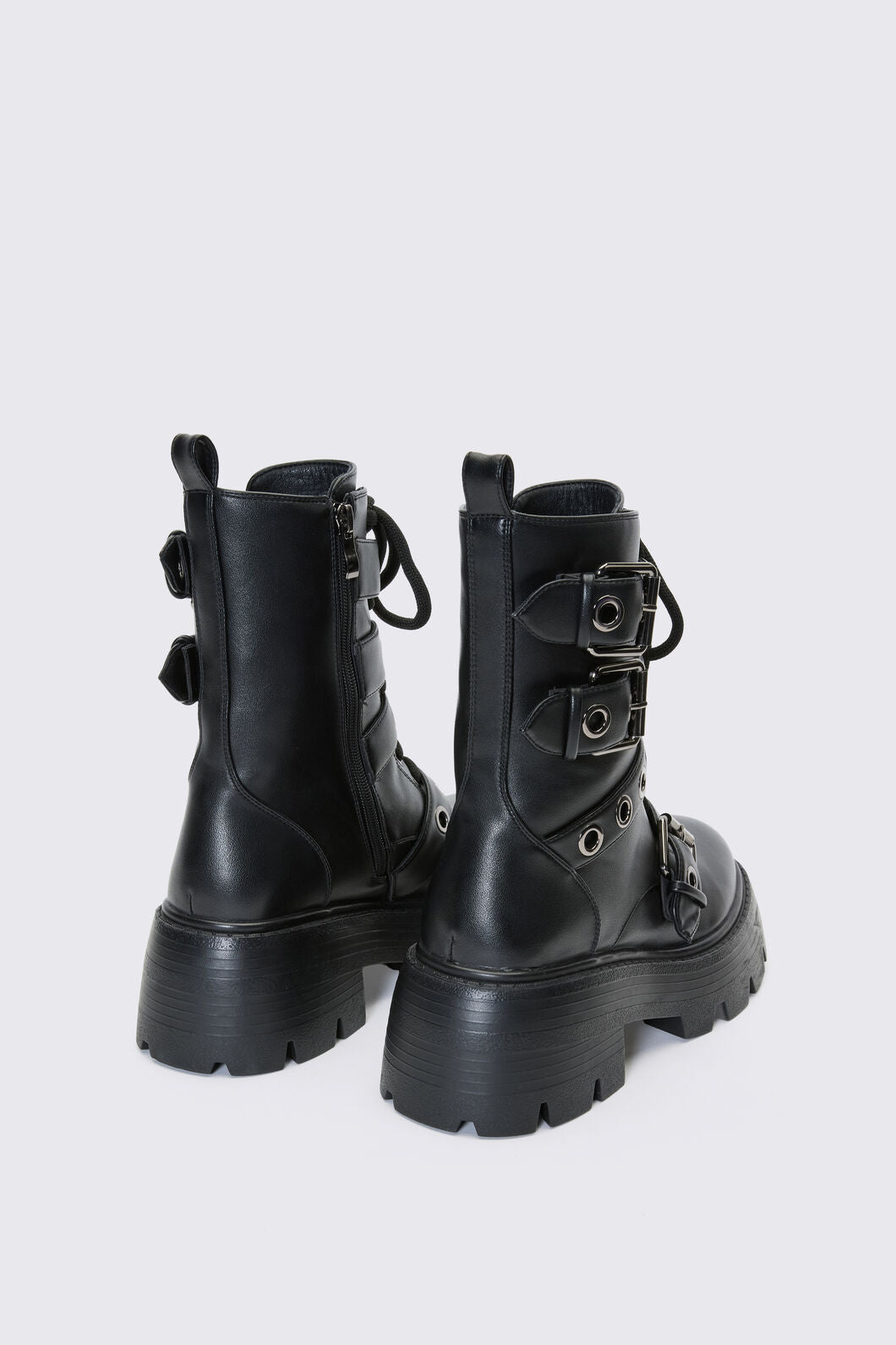 Dangerfield NZ - Eyelet Fat Lace Boot - black