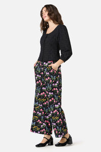 Princess Highway - Lily Broidery Top - black