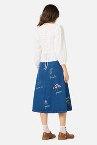 Princess Highway - Lily Broidery Top - white