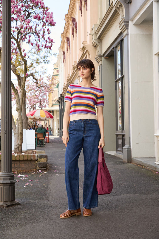 Princess Highway - Philippa Indigo Relaxed Jean - blue-denim
