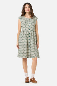 Princess Highway - Sweetheart Smock Dress - green