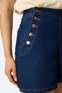 Princess Highway - Sailor Denim Short - blue-denim