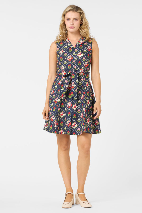 Princess Highway - Judy Collar Mini Dress - navy