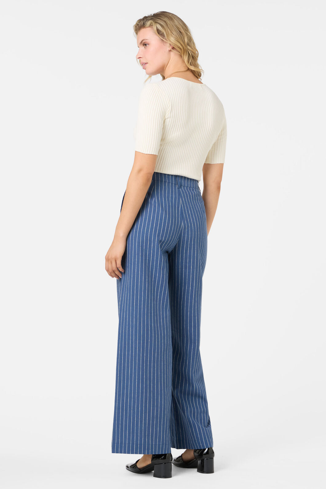 Princess Highway - Frankie Pinstripe Pant - navy