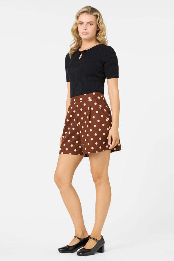 Princess Highway - Sara Bow Knit Top - black