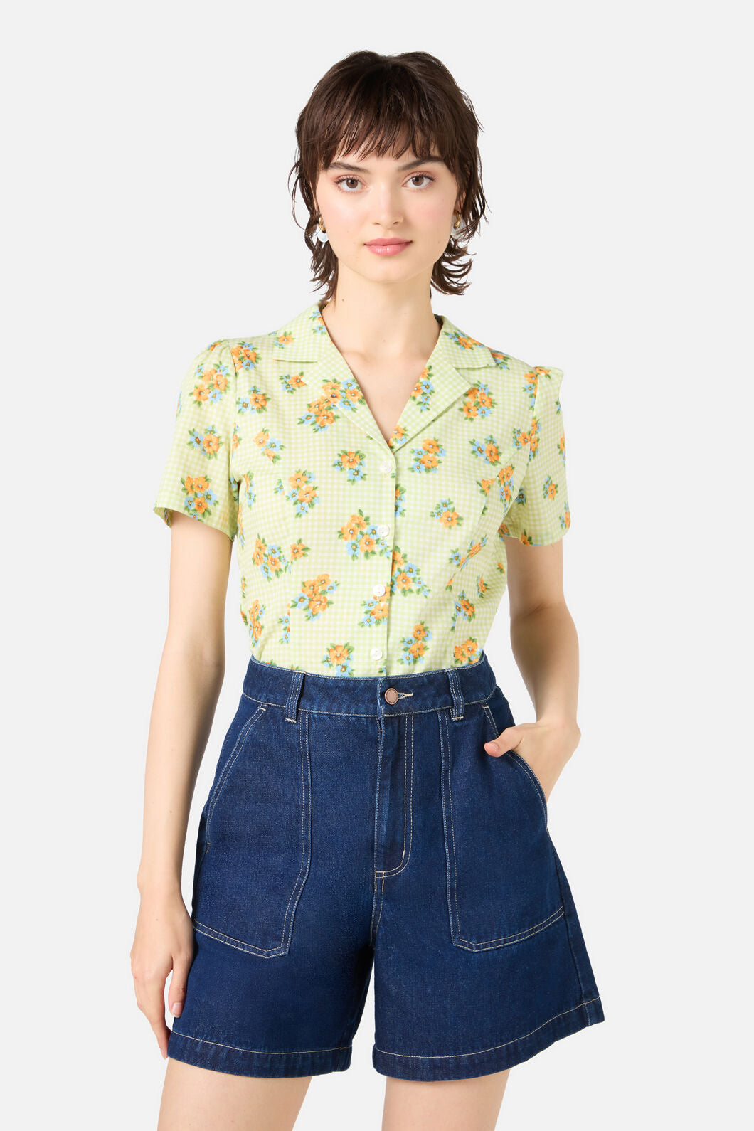 Princess Highway - Reece Denim Short - dark-denim