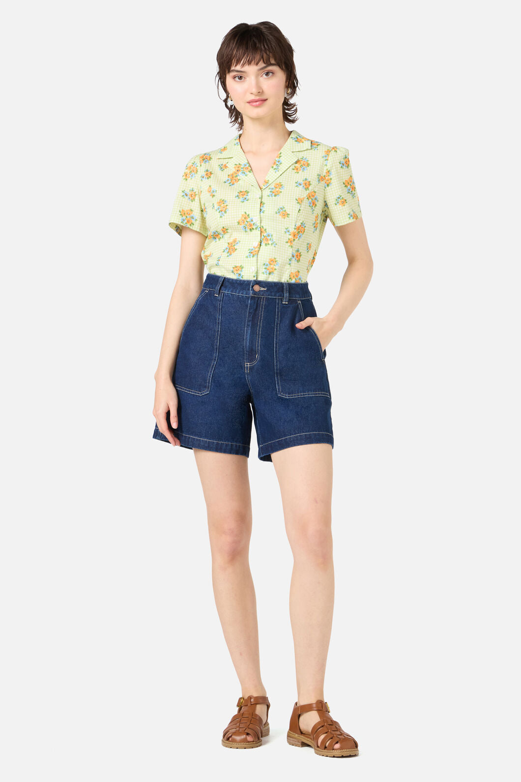 Princess Highway - Reece Denim Short - dark-denim