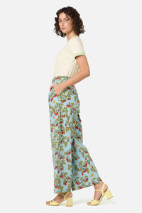 Princess Highway - Cherry Tomatoes Relaxed Pant - blue