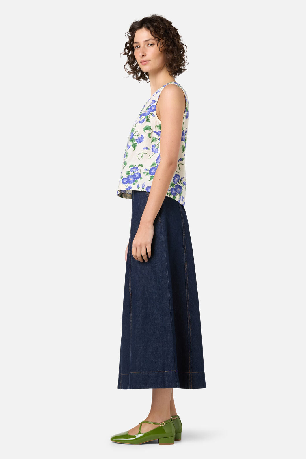 Princess Highway - Morning Glory Shell Top - cream