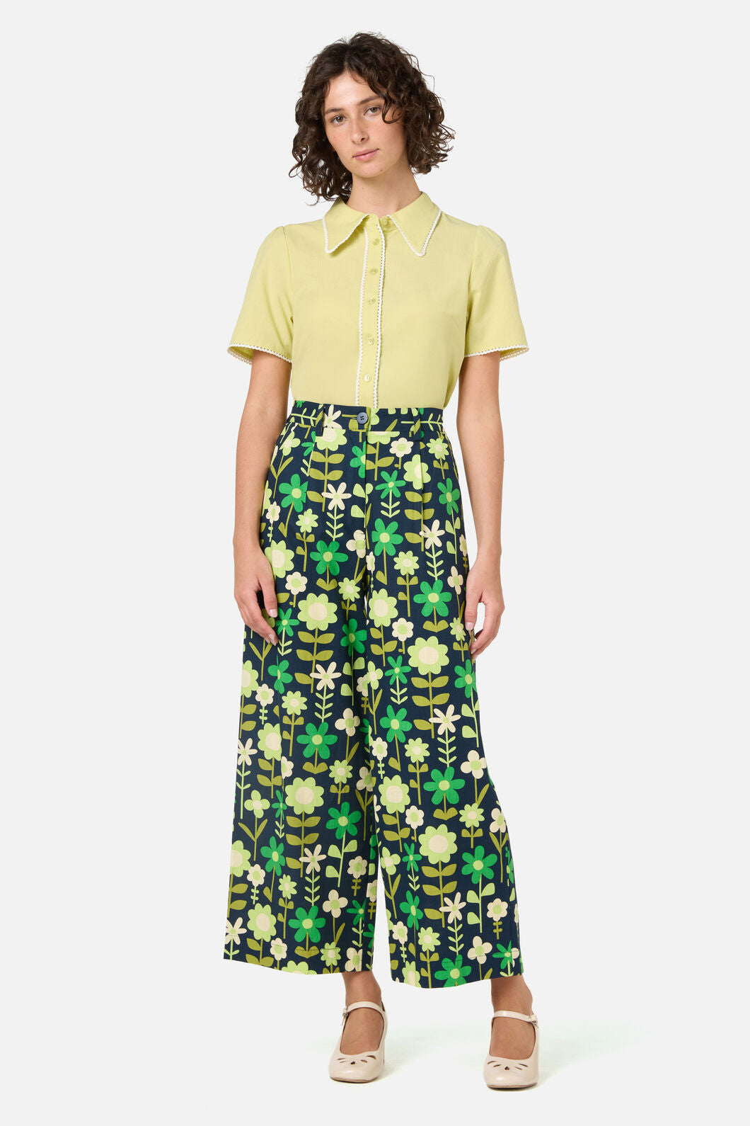 Princess Highway - Penny 60's Cute Culotte - navy