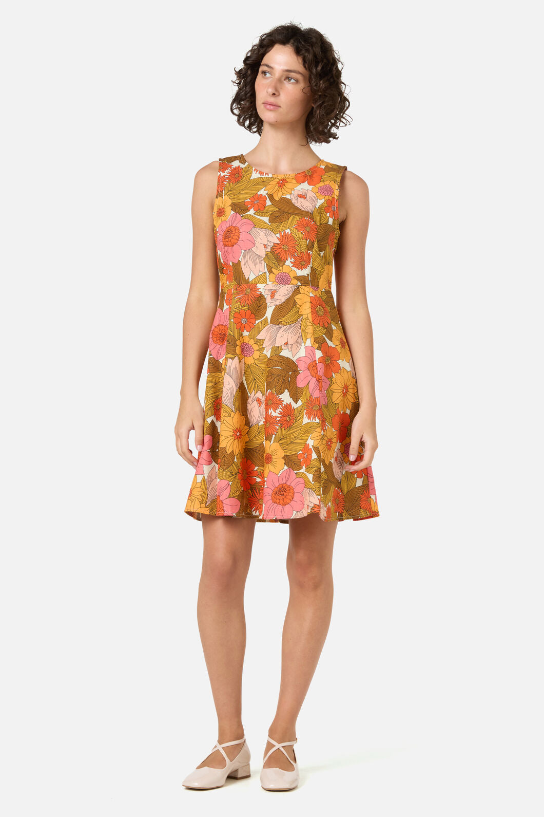 Princess Highway - Nellie 70'S Floral Mini Dress - pink