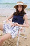 Princess Highway - Carter Sleeveless Blouse - navy