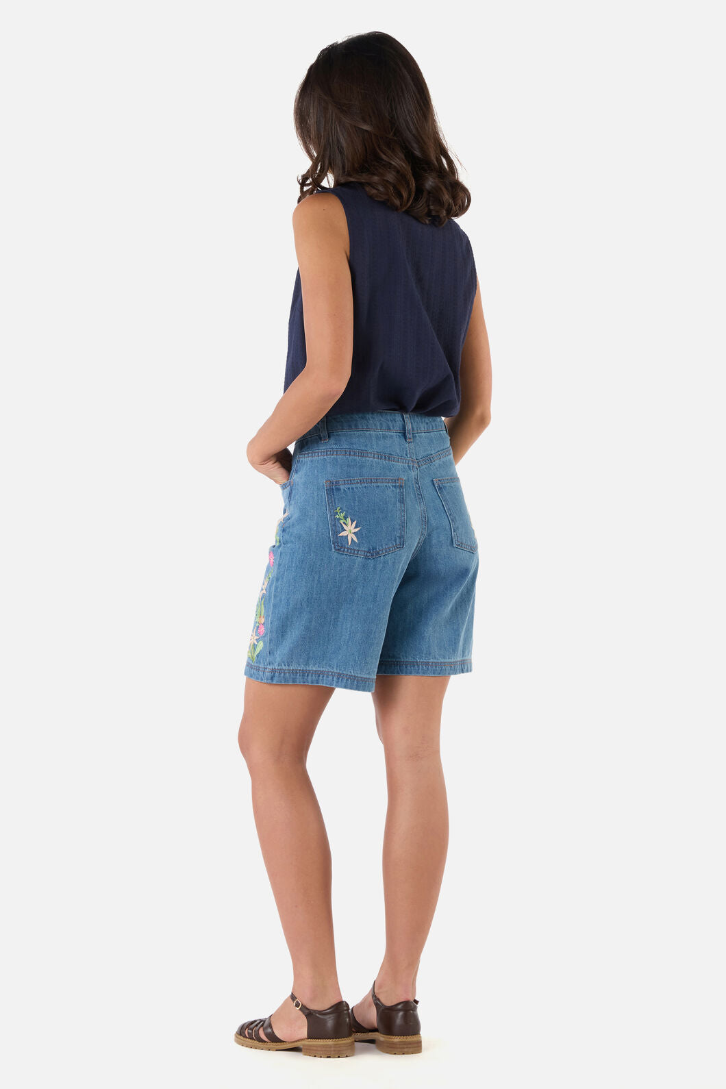 Princess Highway - Carter Sleeveless Blouse - navy