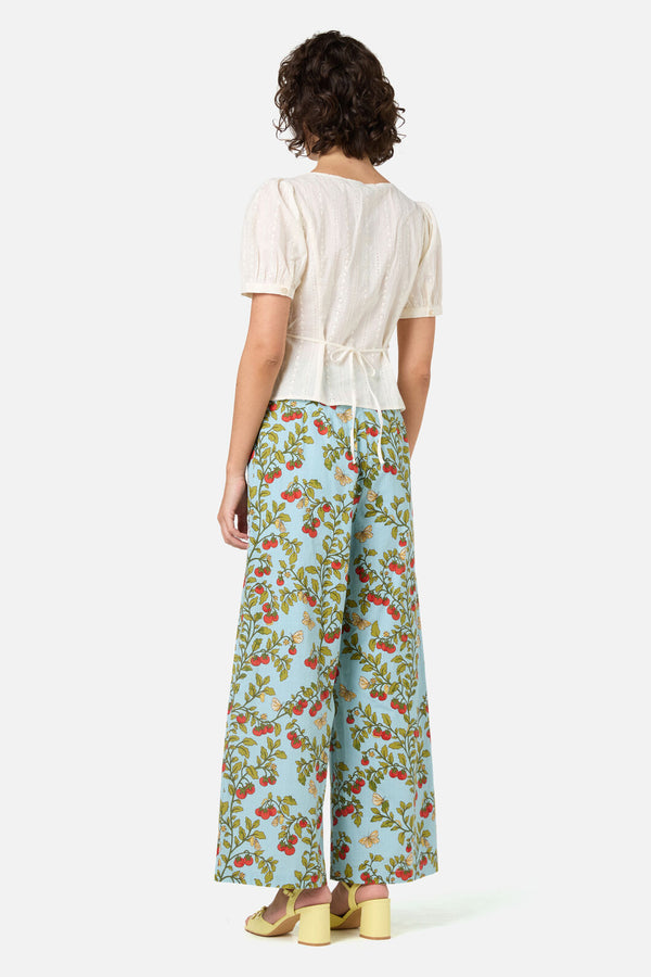 Princess Highway - Nora Prairie Short Sleeve Top - cream