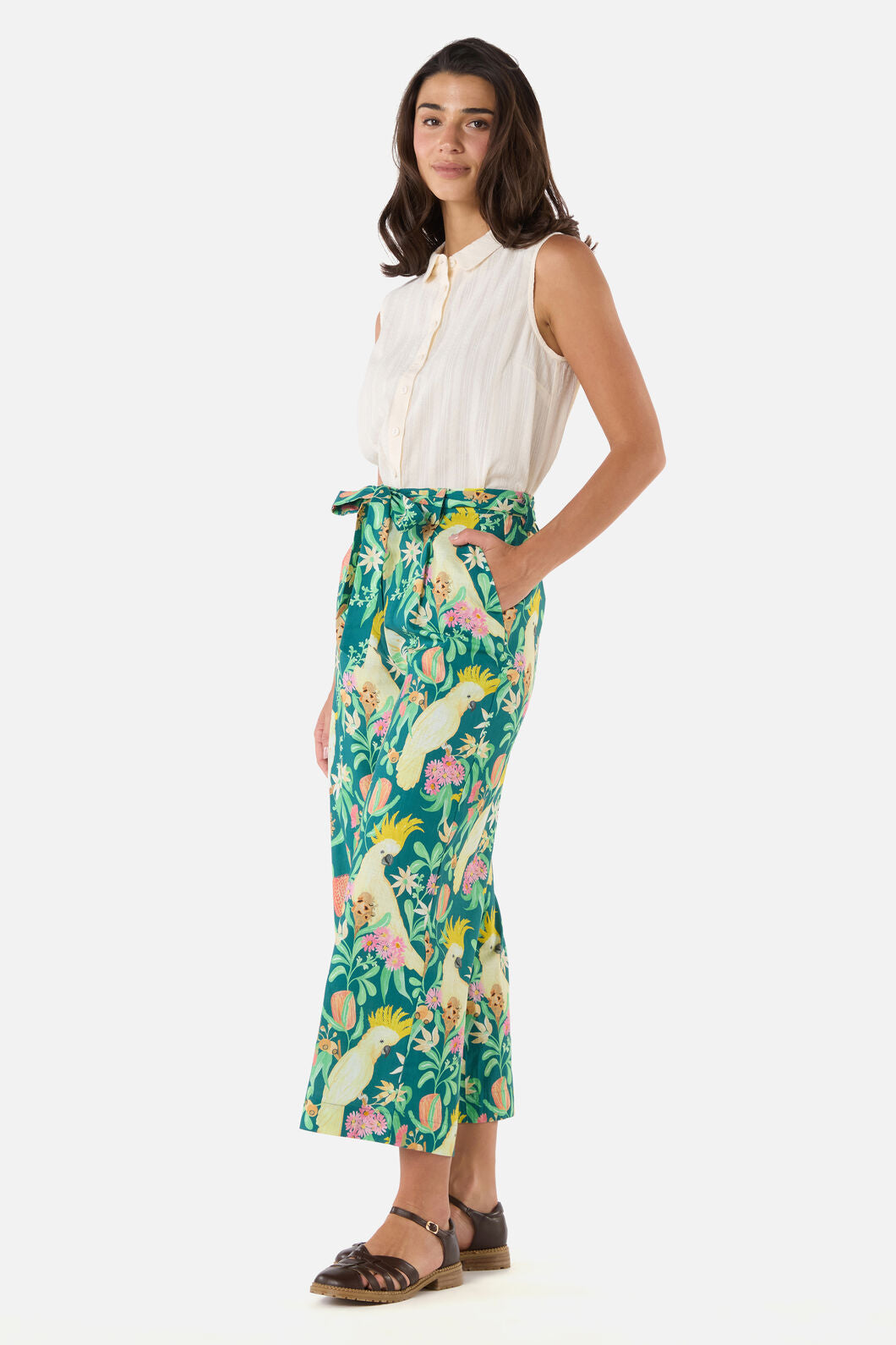 Princess Highway - Cockatoo & Flora Culotte - teal