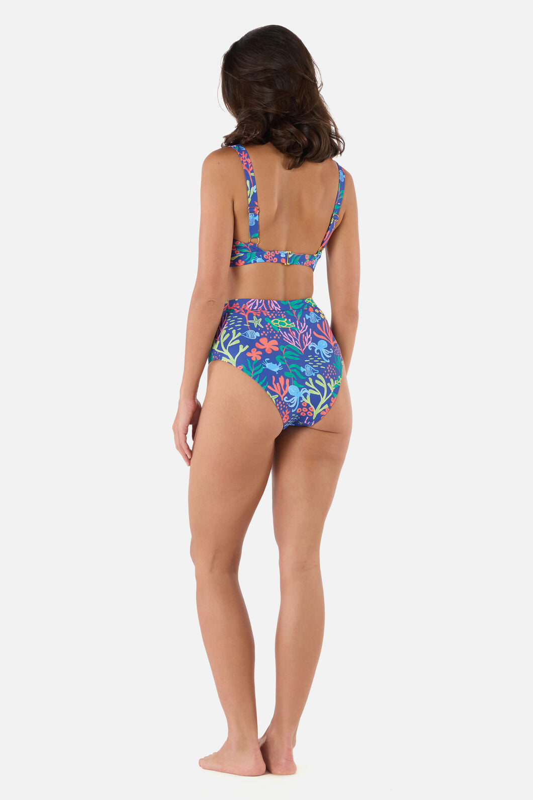 Princess Highway - Coral Reef Bikini Top - blue