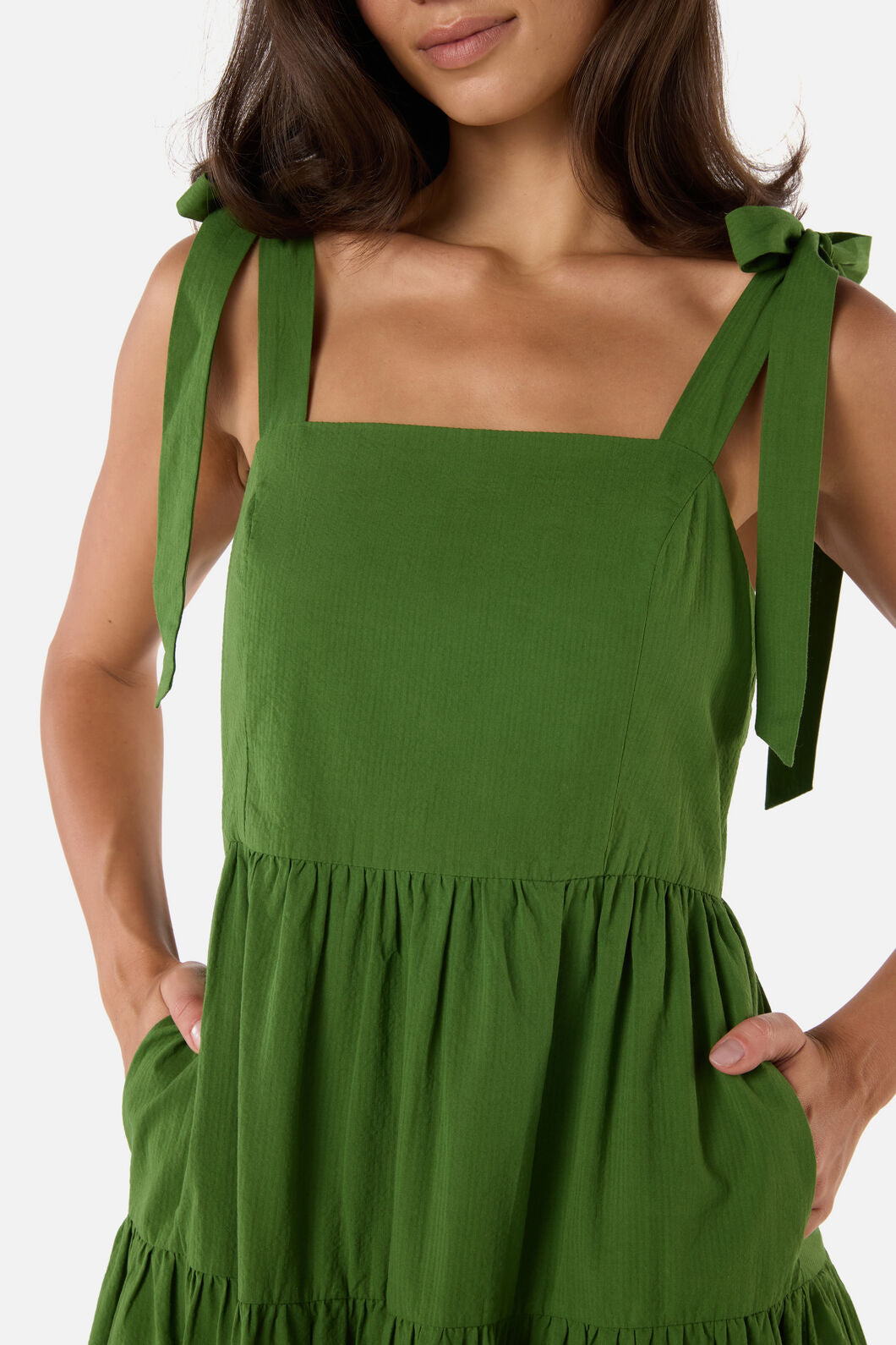 Princess Highway - Donna Tiered Midi Dress - green