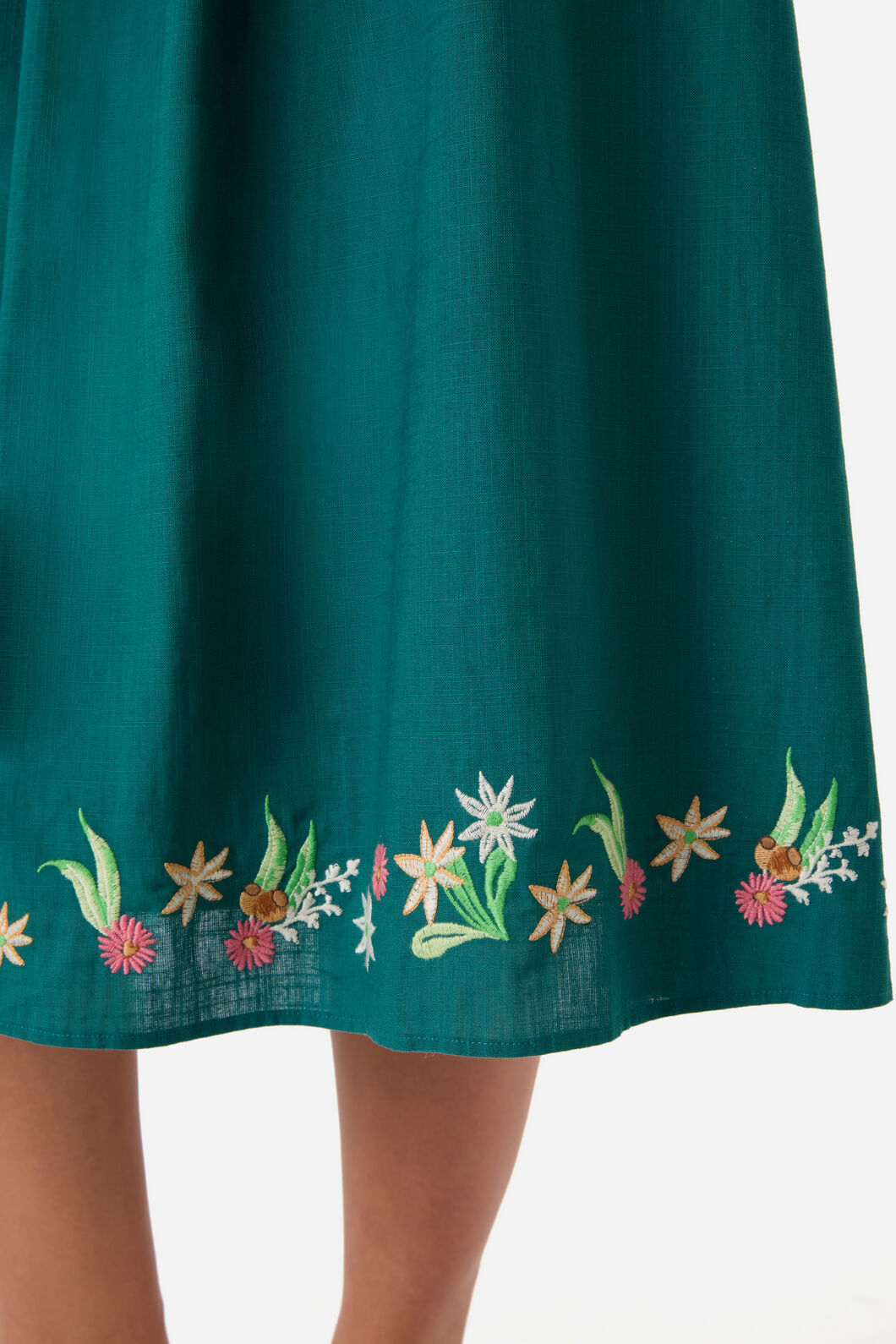 Princess Highway - Sweet Native Embroidered Dress - teal