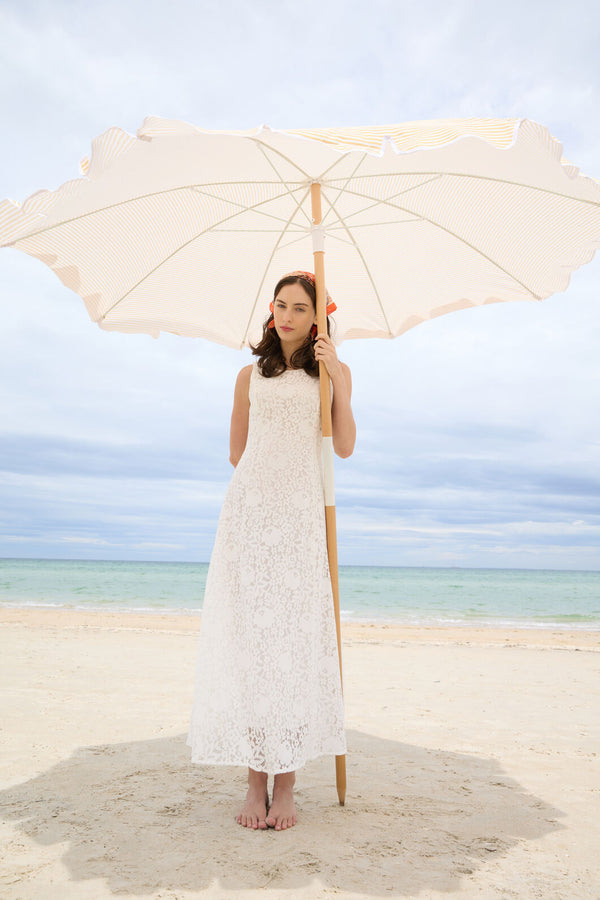 Princess Highway - Dreamy White Lace Midi Dress - white