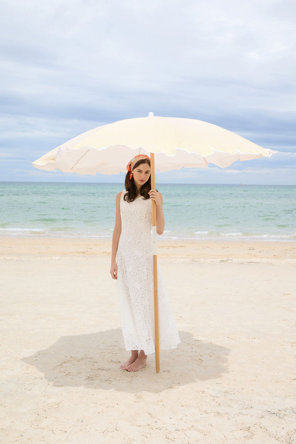 Princess Highway - Dreamy White Lace Midi Dress - white