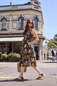 Princess Highway - Kookaburra Midi Dress - black
