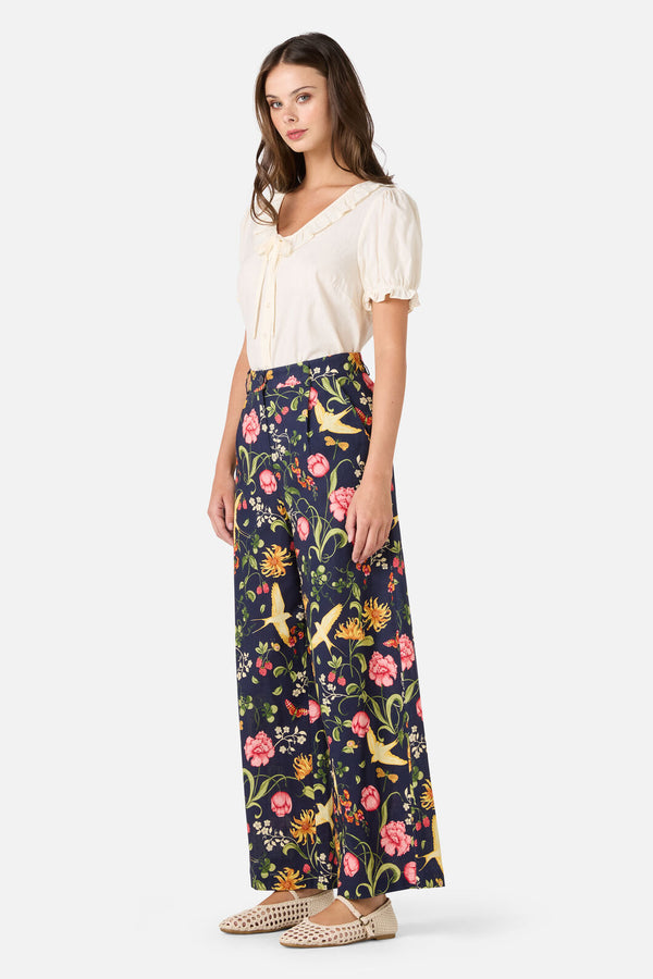 Princess Highway - Whimsical Garden Pant - navy