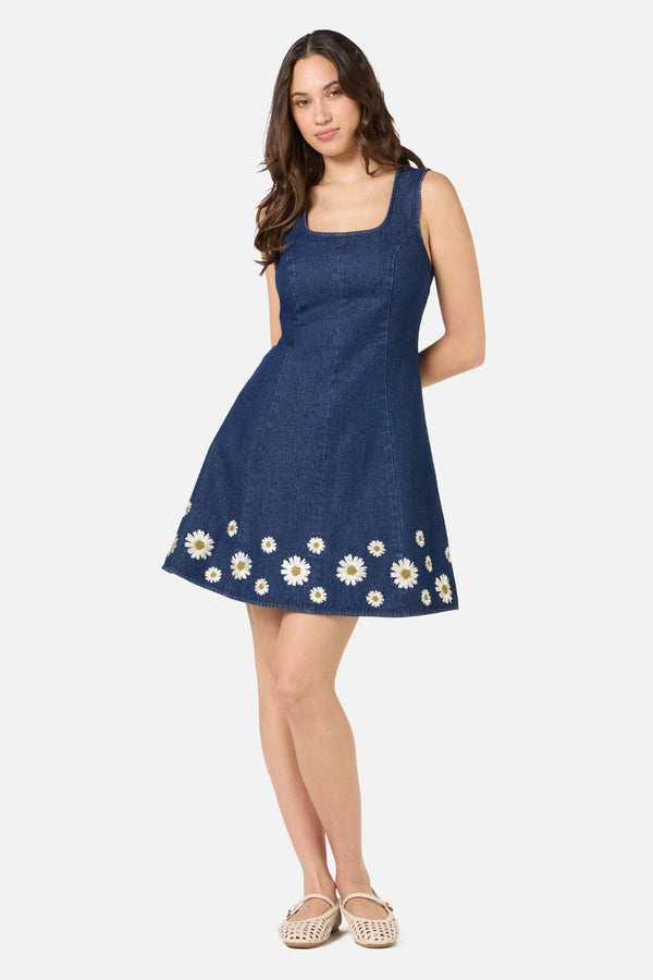 Princess Highway - Daria Denim Dress - blue-denim