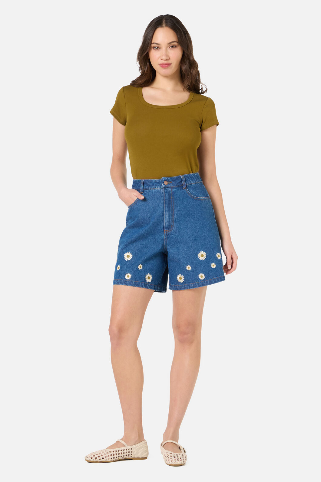 Princess Highway - Daria Denim Short - blue-denim